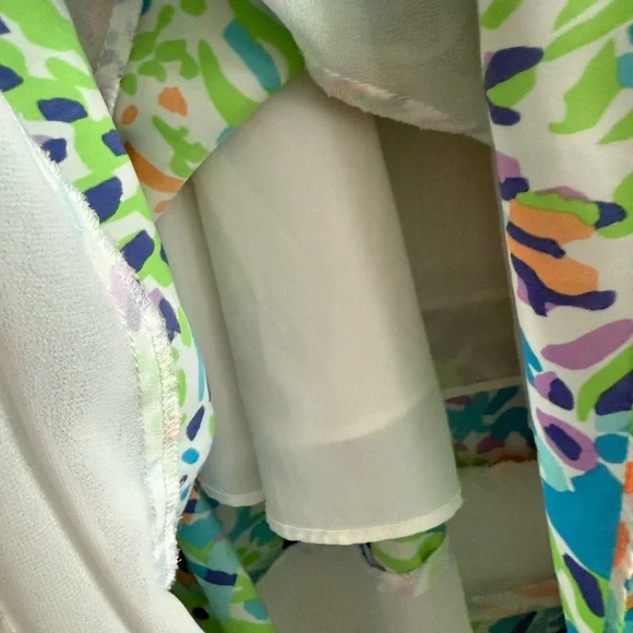 Lilly Pulitzer Deanna maxi dress sea soirée resort white XS women’s - Picture 6 of 9